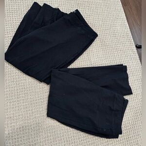 Eileen Fisher Classic Black Leggings set